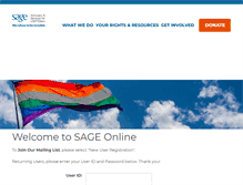 Tablet Screenshot of giveto.sageusa.org